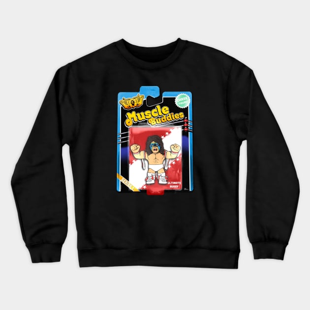 Muscle Buddies - Ultimate Buddy! CHASE Crewneck Sweatshirt by Carl Salmon Man